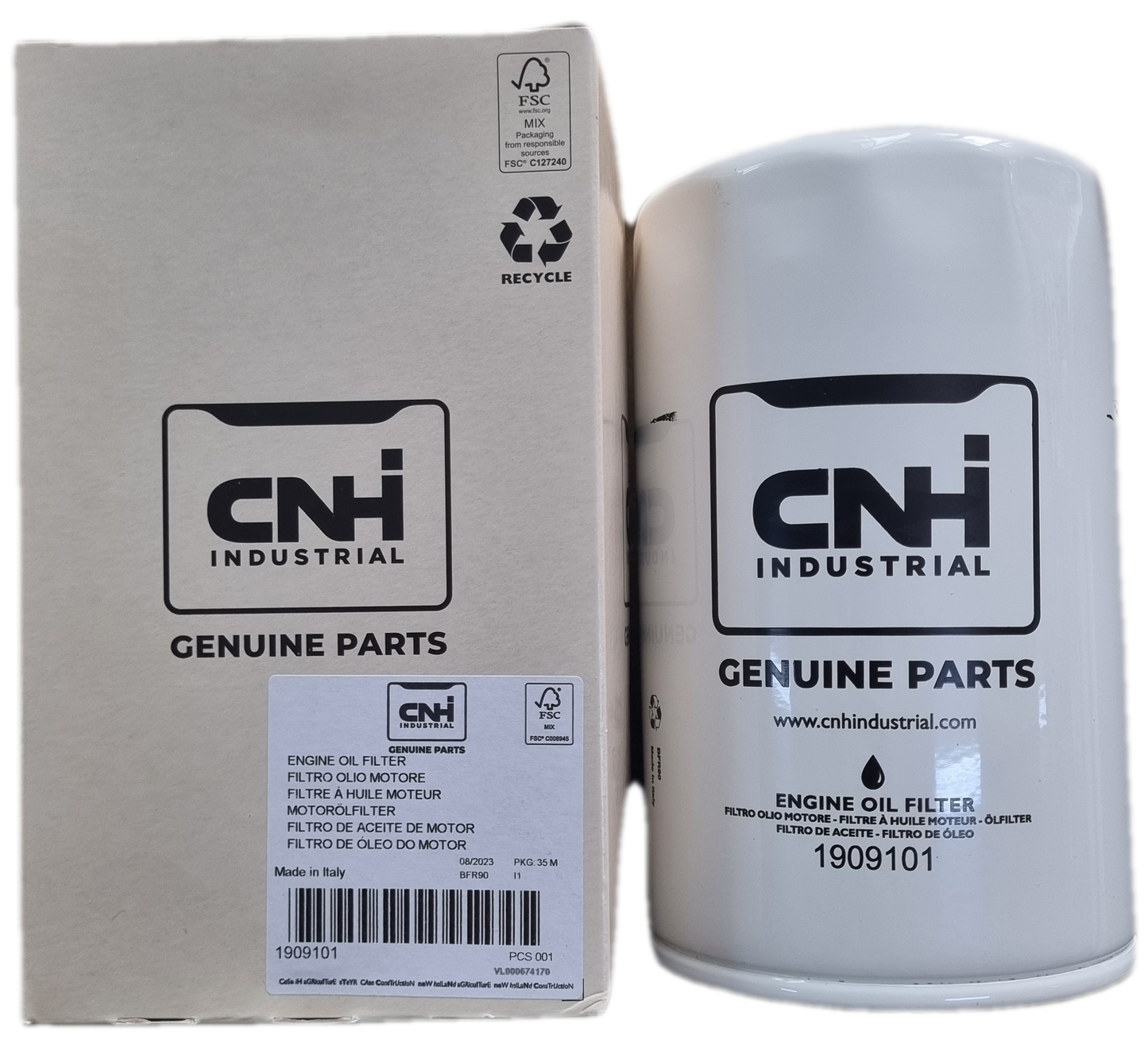 1909101-CNH oil filter